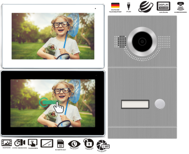 Preview: 1-Familienhaus Ip Video Sprechanlage IP 1Familienhaus Ip Video-türsprechanlage JT721 JT214-1
